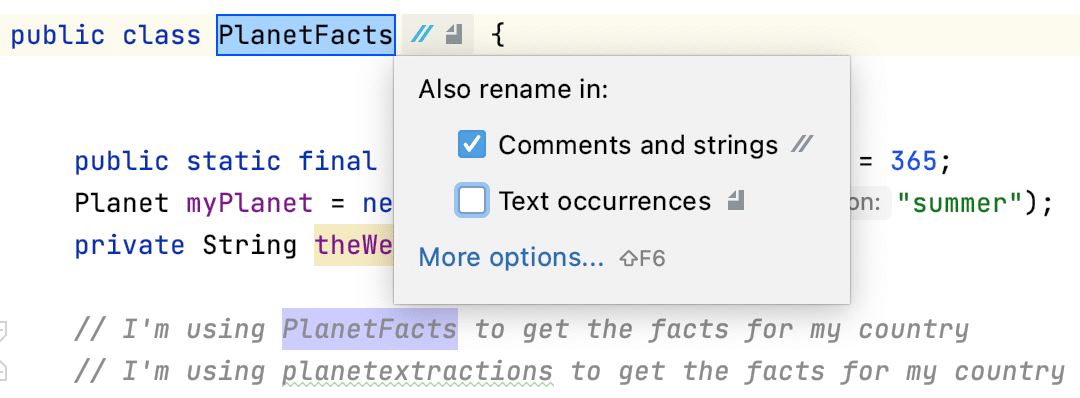 Inlay Refactoring Hints