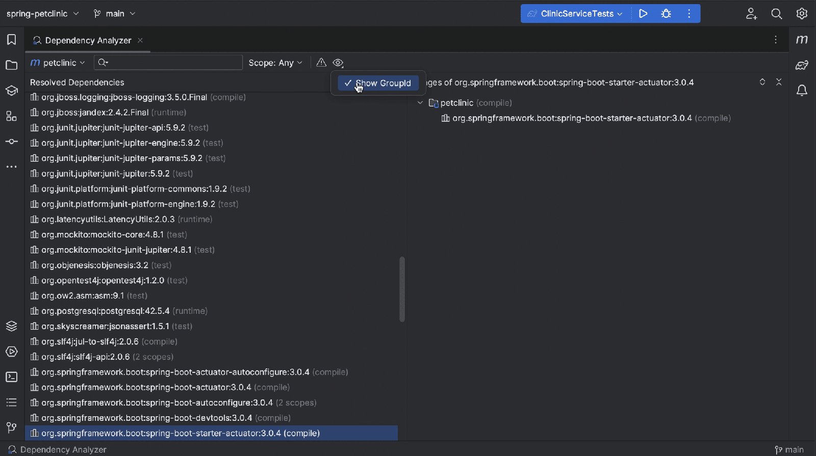 View Options