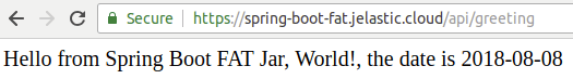 spring boot uber jar