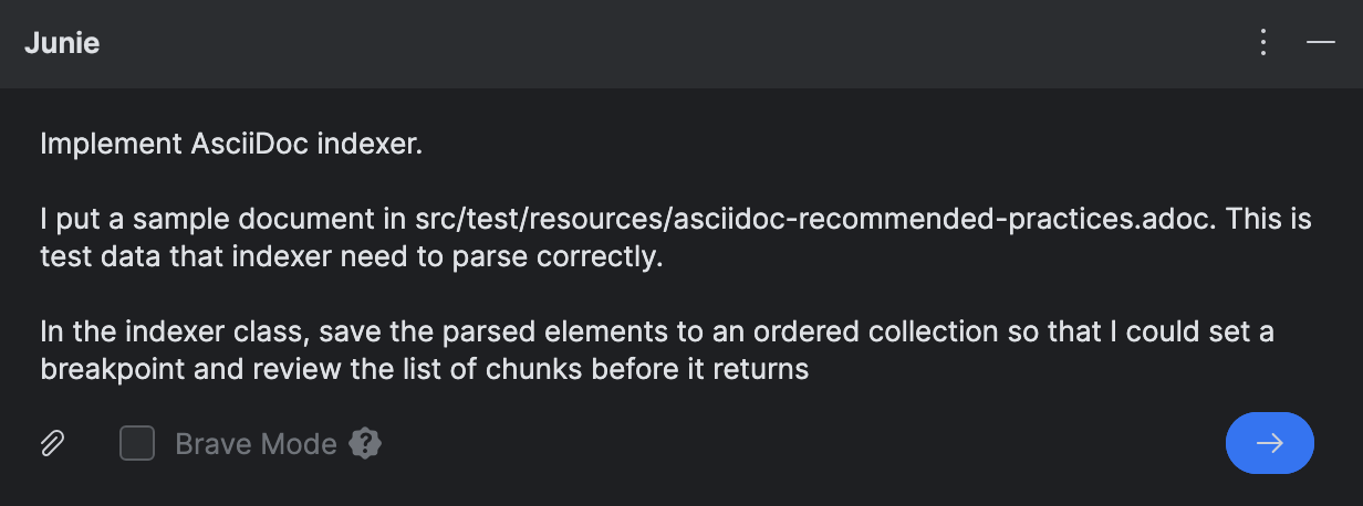 Initial prompt (Implement AsciiDoc support)