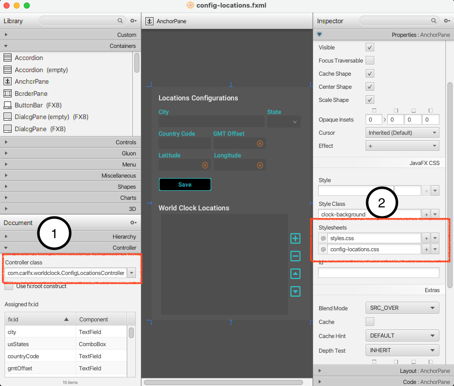 Referencing Controller and CSS files