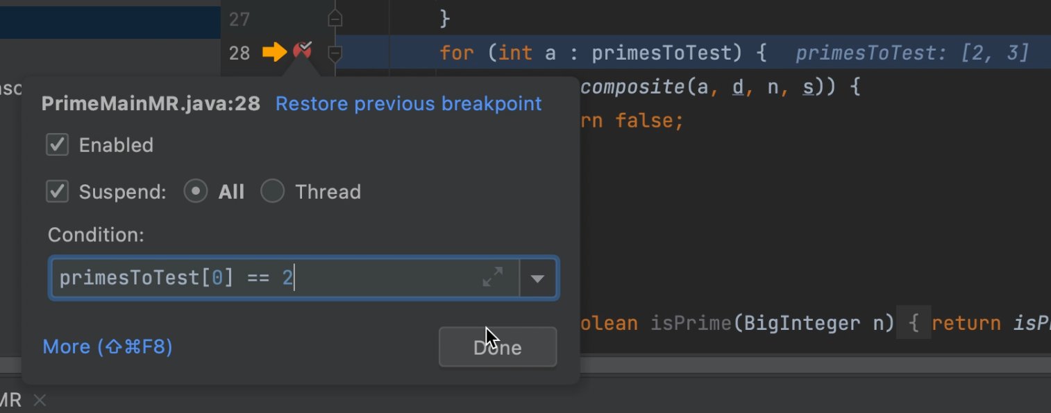 Conditional Breakpoint in JetBrains on IntelliJ/IDEA
