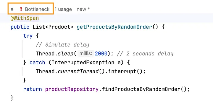 How to profile a performance issue using Spring Boot profiling tools - 1* vITaeRHSieVNTBaRVNMnw