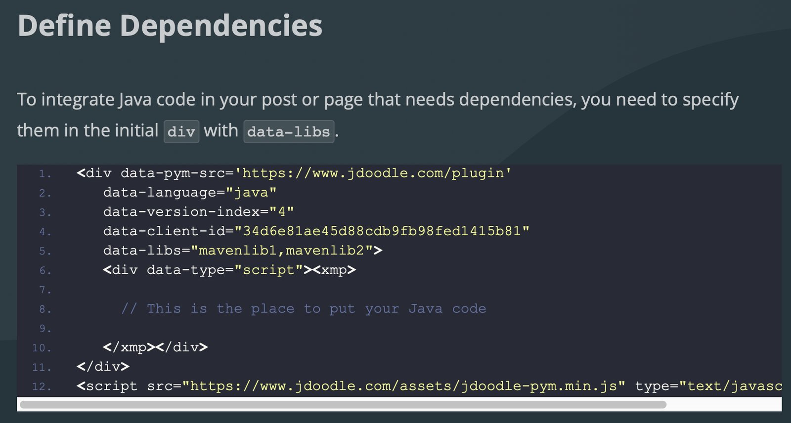 Integrate executable Java code in your blog posts, part 2: How to use dependencies