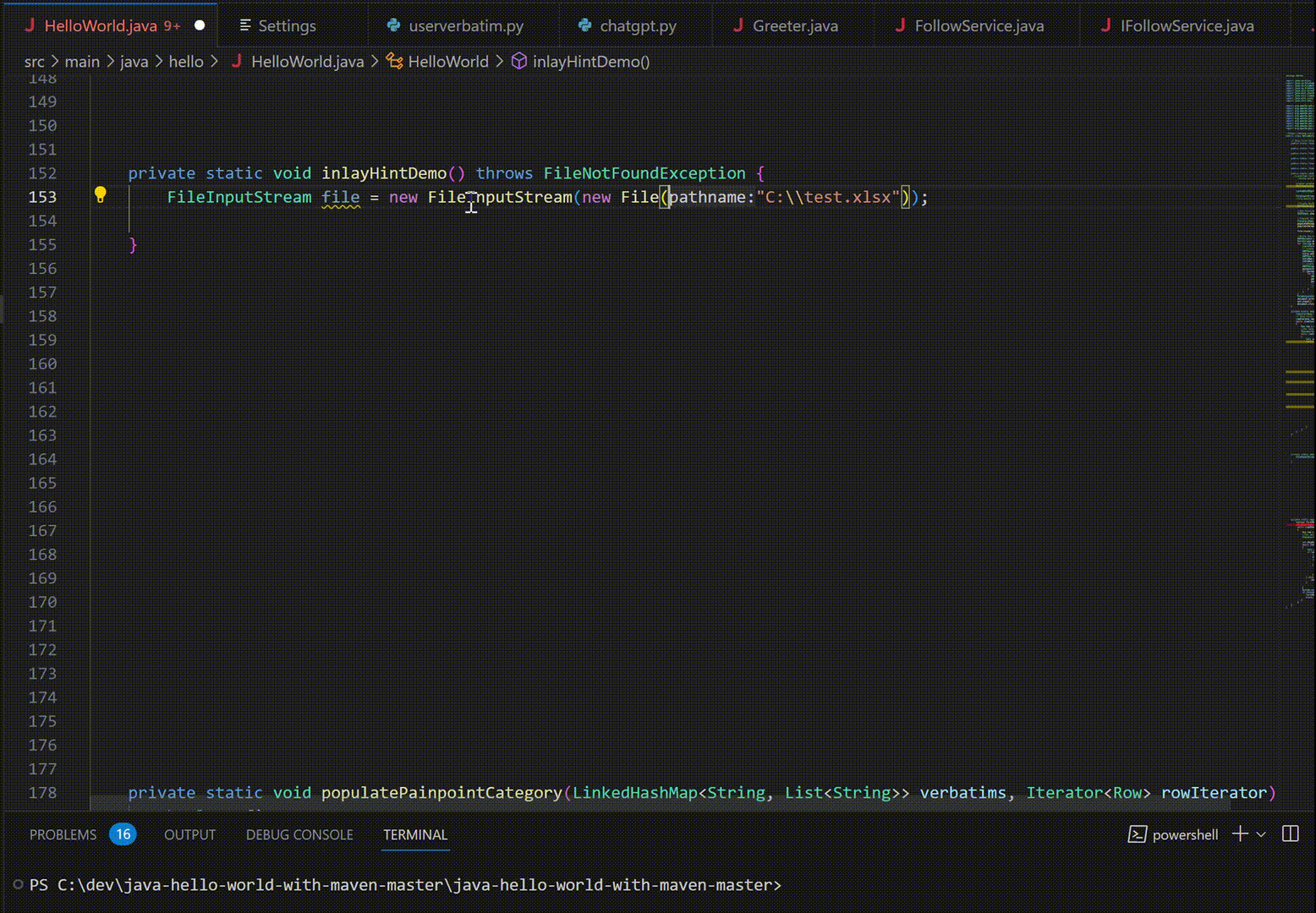 Toggle inlay hints on the fly demo