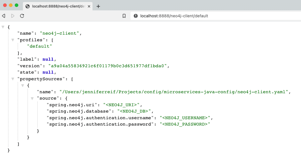 config server test