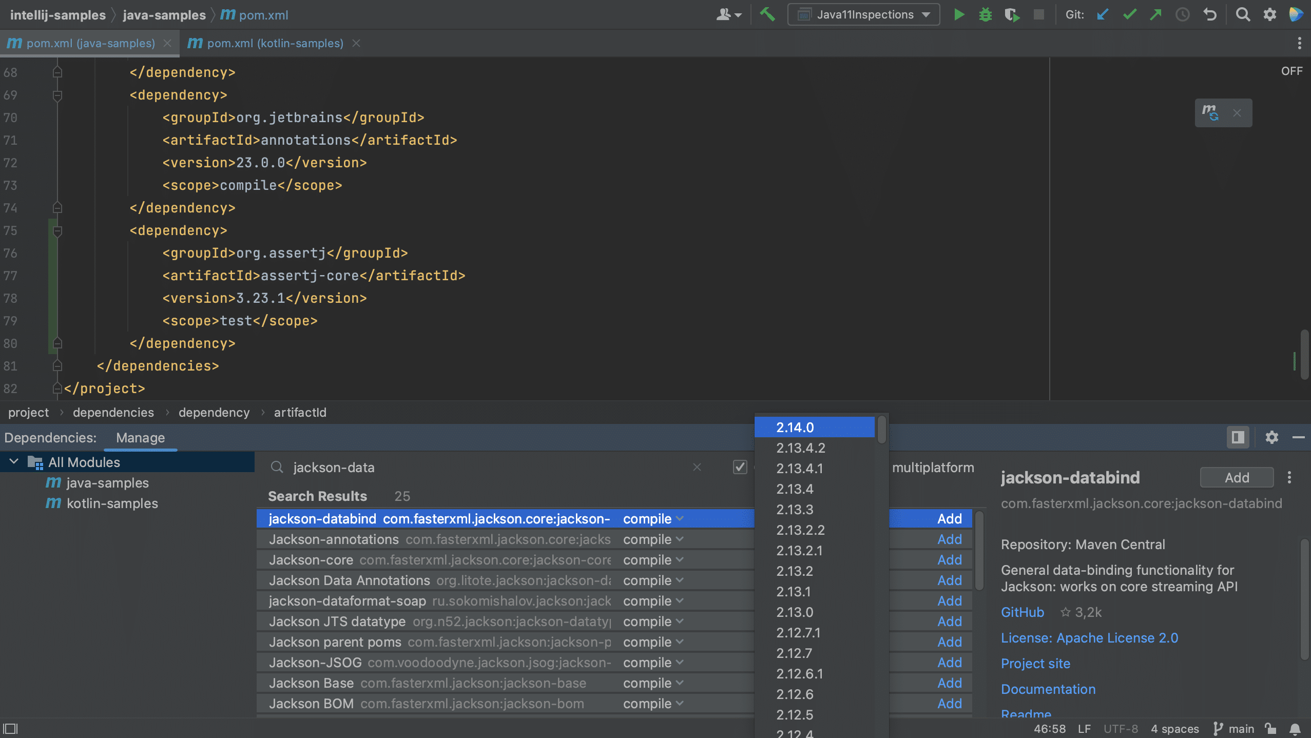 Jackson-Databind Only Stable Versions