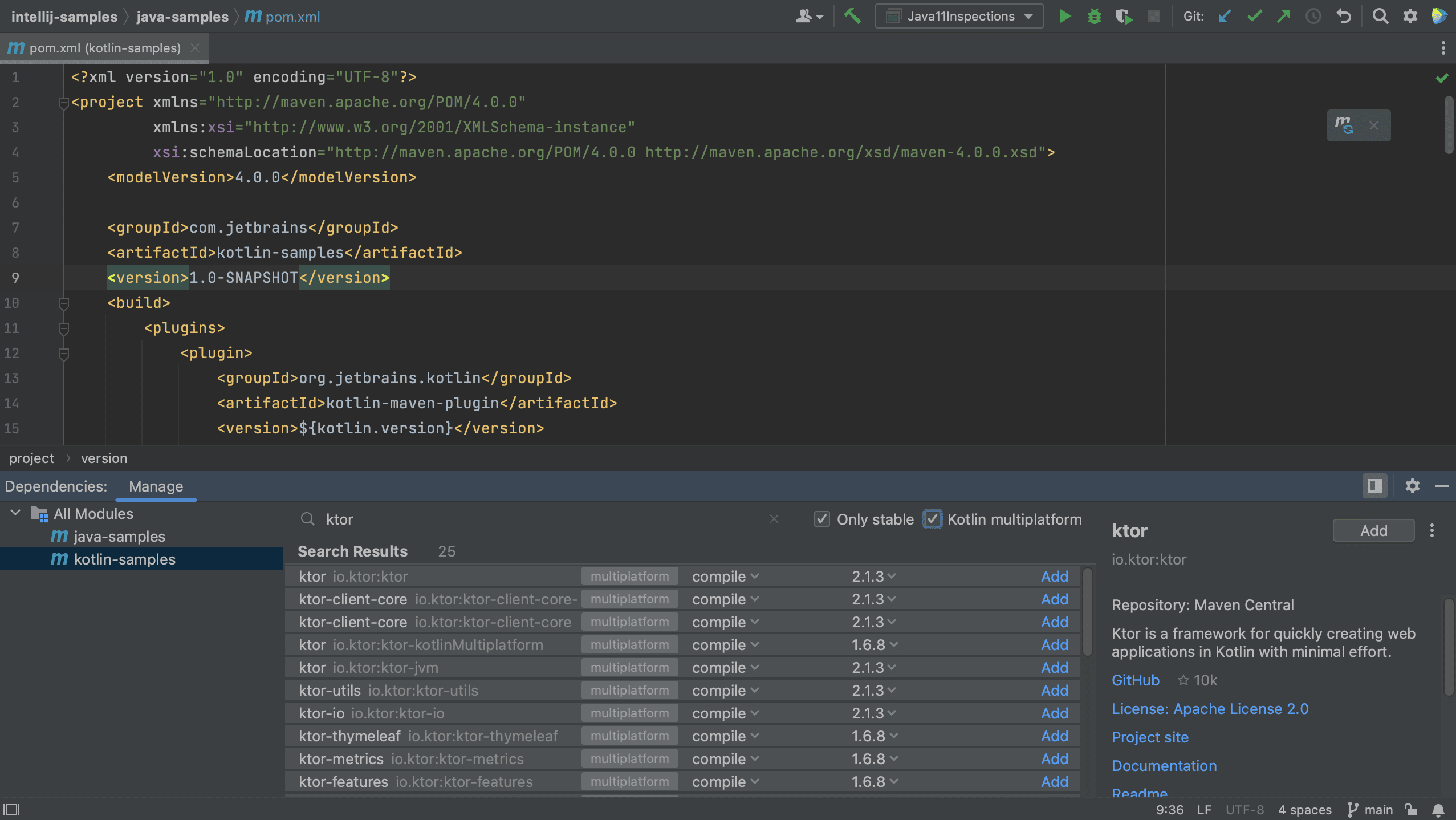 Select Kotlin Multiplatform