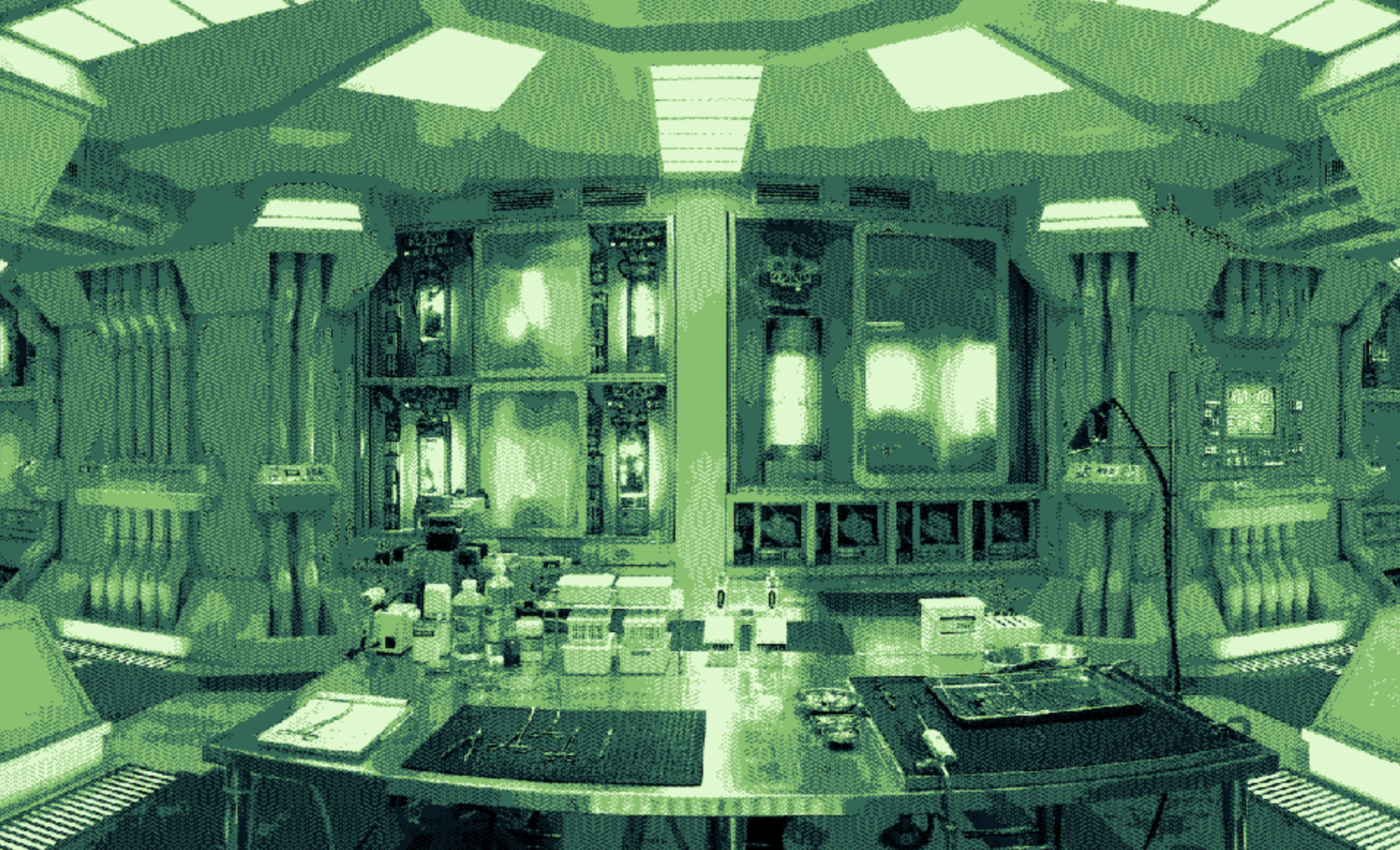 Lab scene
