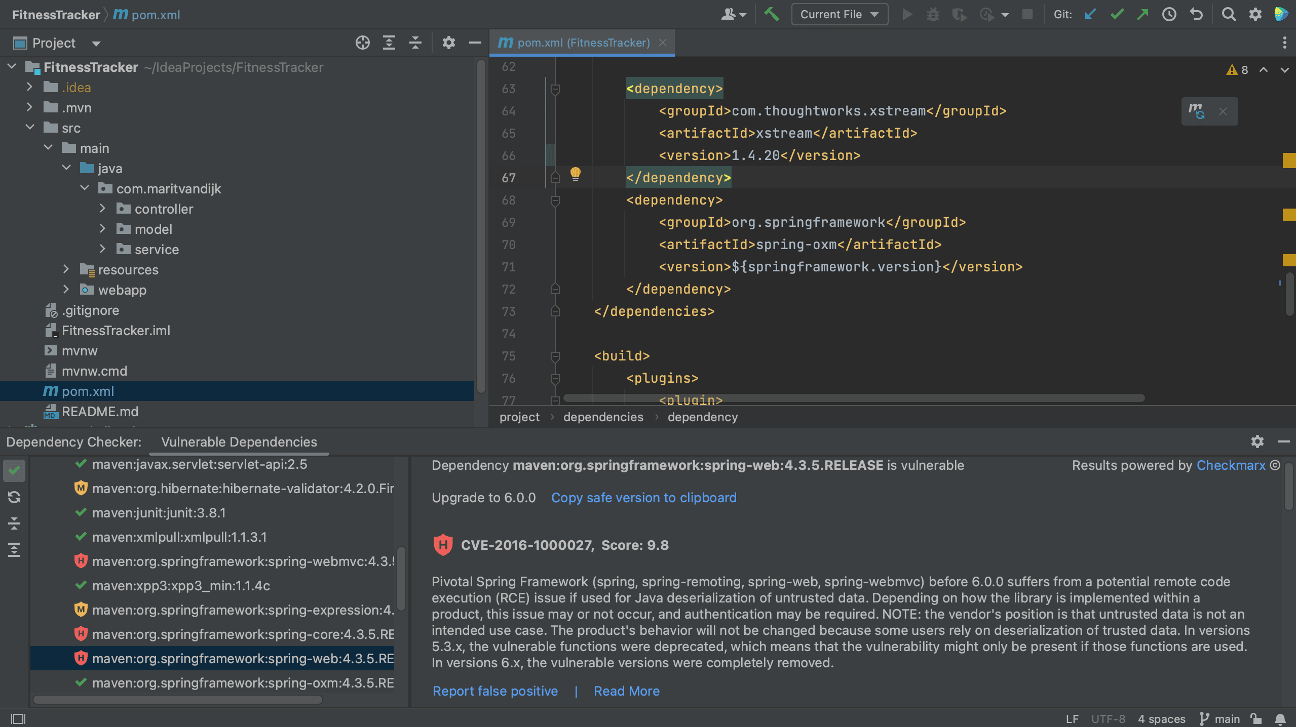 Fixed version from context actions Fixed version from context actions