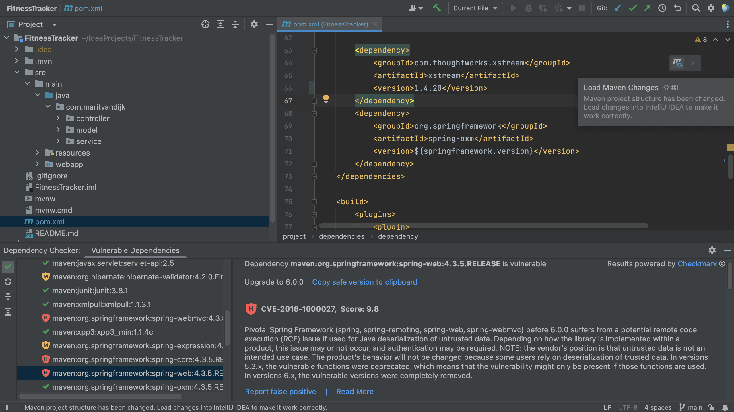 Load Maven Changes Load Maven Changes
