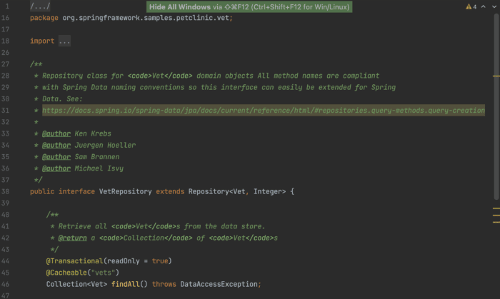 Hide all windows in IntelliJ IDEA