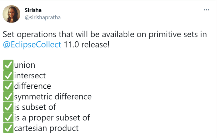 Set Operations that will be available on primitive sets in Eclipse Collections 11.0.