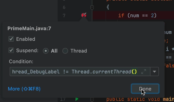 Conditional Breakpoint
