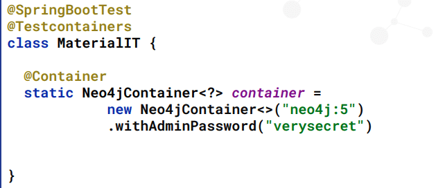 Creating a Neo4j Testcontainer