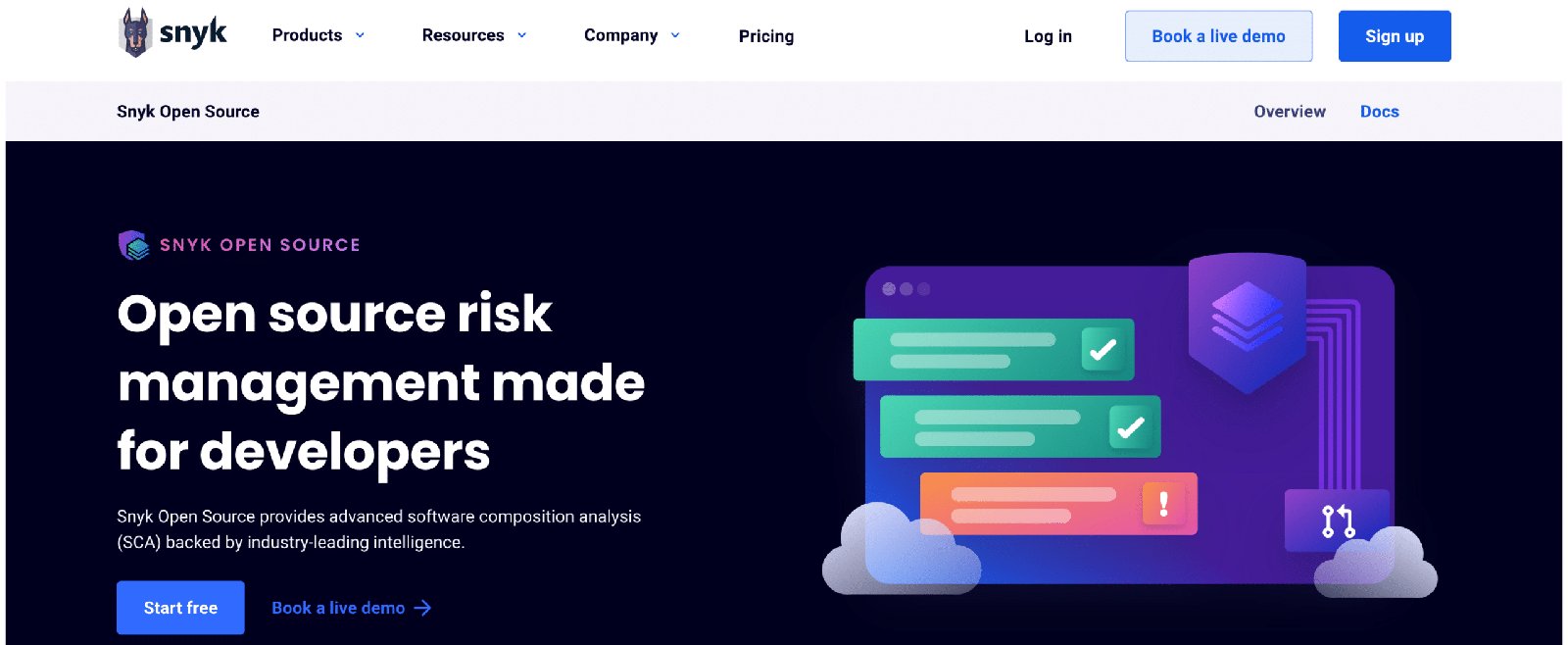 Snyk Open Source Start free