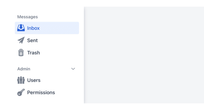 Vaadin SideNav Component