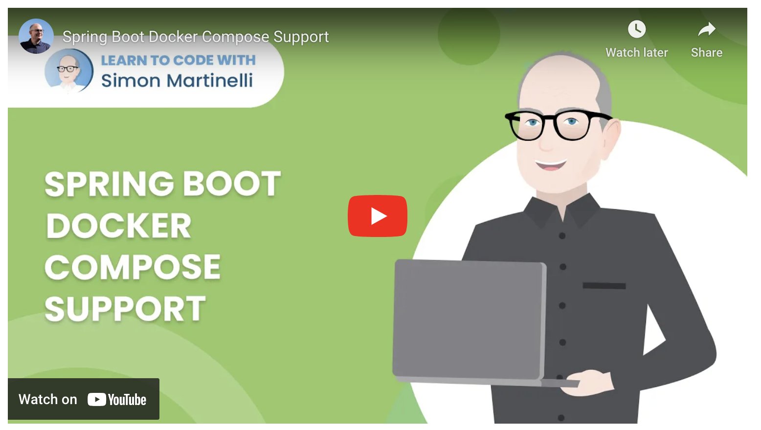 Video: Spring Boot Docker Compose Support