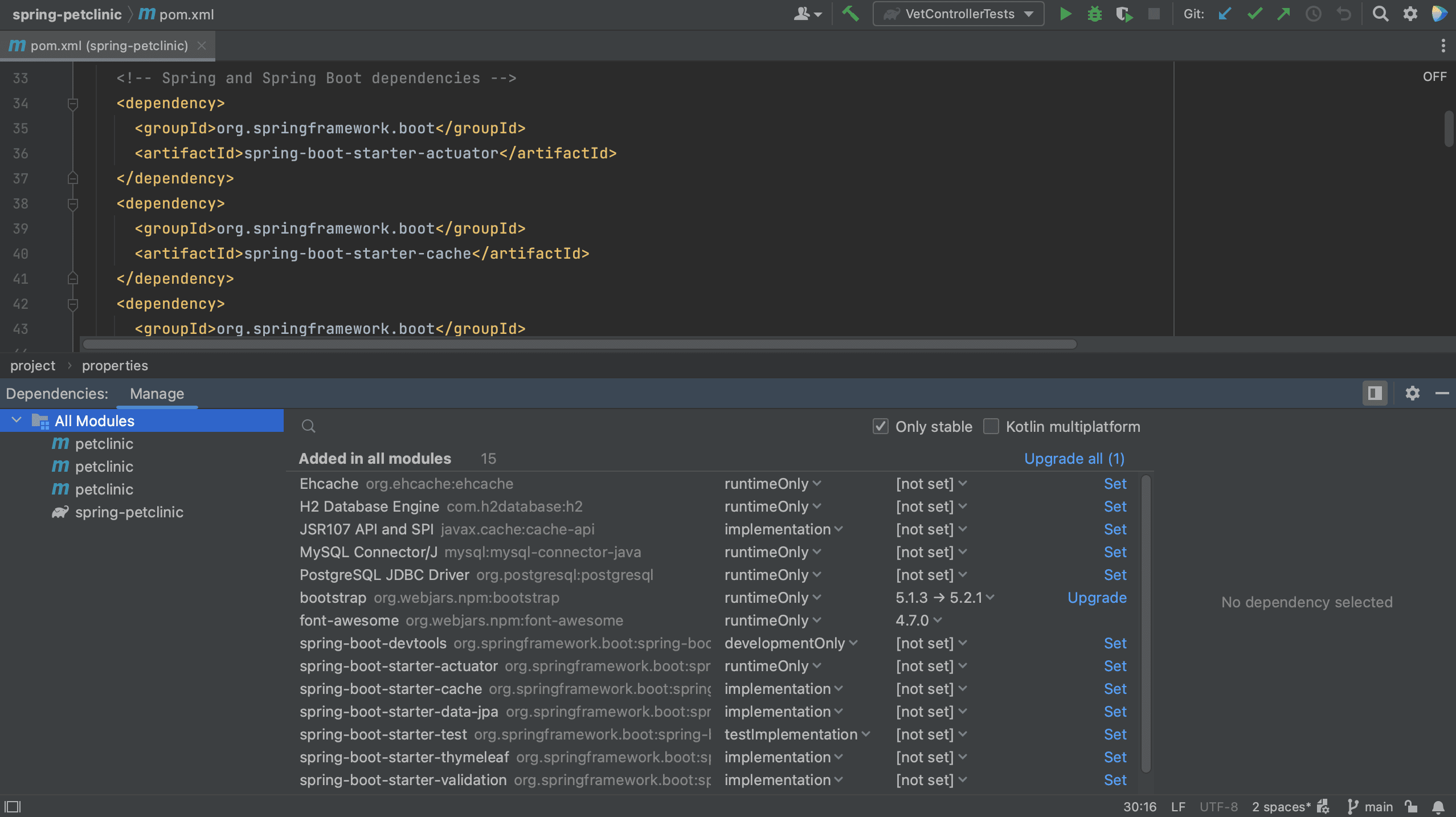 Dependencies Tool Window
