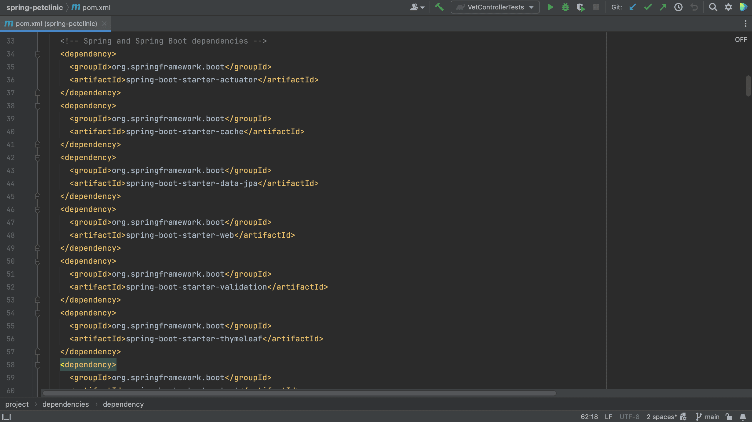 Maven pom.xml file